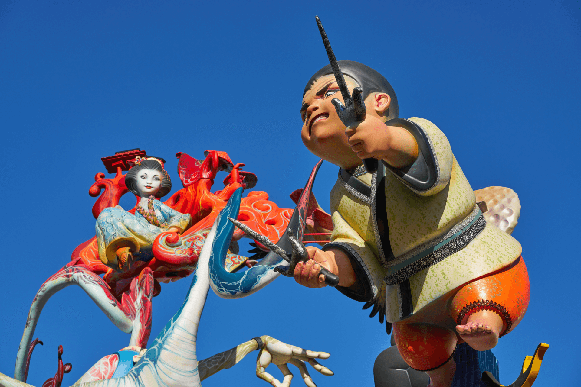  Famous spanish festival - Las Fallas