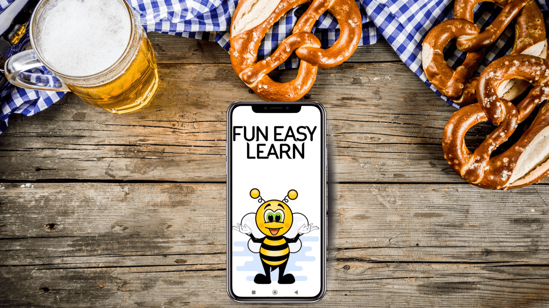 Learning German from beginner to advanced with FunEasyLearn